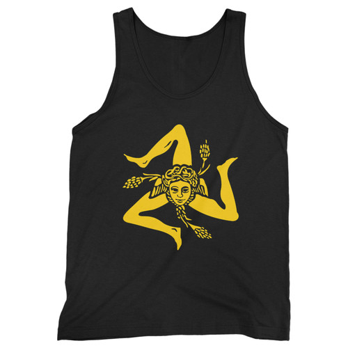 Our cotton vintage sicilian flag moniker la cosa nostra italy men tank top is perfect for those intense workouts in the gym, at practice or pickup games.
