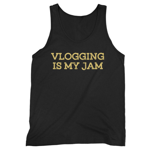 Our cotton vlogging is my jam men tank top is perfect for those intense workouts in the gym, at practice or pickup games.