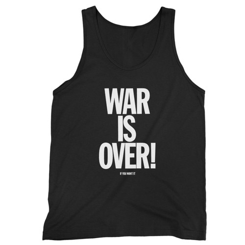 Our cotton war is over, if you want it - john lennon men tank top is perfect for those intense workouts in the gym, at practice or pickup games.