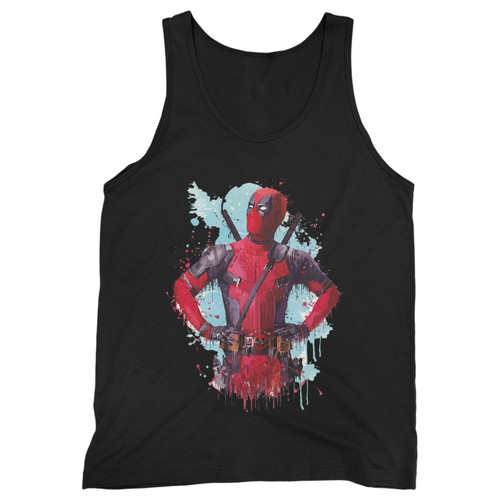 Our cotton watercolor deadpool men tank top is perfect for those intense workouts in the gym, at practice or pickup games.