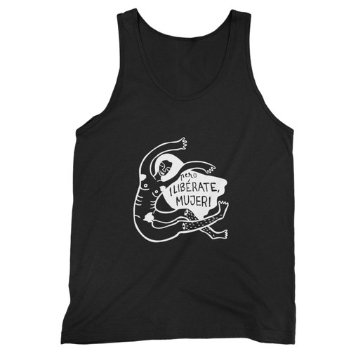 Our cotton wild feminist feminism fredom illustration nero ileberate mujer men tank top is perfect for those intense workouts in the gym, at practice or pickup games.