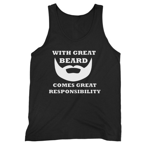 Our cotton with great beard comes great responsibility cover inspired men tank top is perfect for those intense workouts in the gym, at practice or pickup games. Our cotton with great beard comes great responsibility cover inspired men tank top is perfect for those intense workouts in the gym, at practice or pickup games.