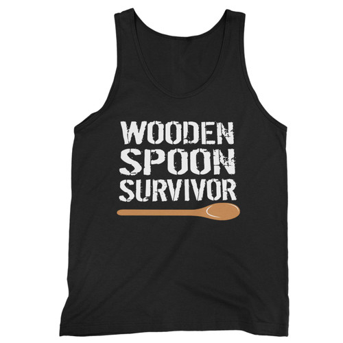 Our cotton wooden spoon survivor inspired men tank top is perfect for those intense workouts in the gym, at practice or pickup games.