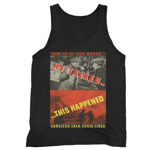 Our cotton ww2 propoganda he talked this happened men tank top is perfect for those intense workouts in the gym, at practice or pickup games. Our cotton ww2 propoganda he talked this happened men tank top is perfect for those intense workouts in the gym, at practice or pickup games.