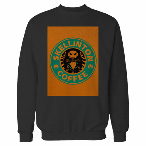 Your nightmare before christmas skellington coffee crewneck sweatshirt just got an update. This super comfortable and lighter weight crewneck will become your favorite go-to sweatshirt. The cozy spandex cuffs and waistband make this pill-resistant sweatshirt a fan favorite.And your group will look and feel their best in this premium ringspun cotton crew.