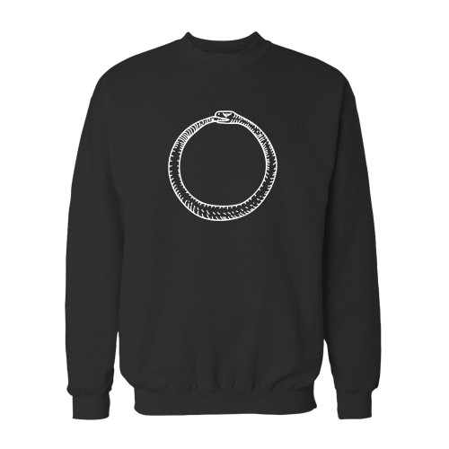 Your ouroboros crewneck sweatshirt just got an update. This super comfortable and lighter weight crewneck will become your favorite go-to sweatshirt. The cozy spandex cuffs and waistband make this pill-resistant sweatshirt a fan favorite.And your group will look and feel their best in this premium ringspun cotton crew.