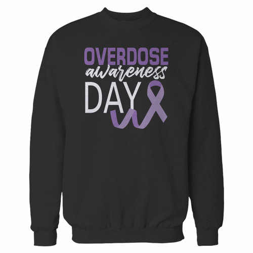 Your overdose awareness day 1 crewneck sweatshirt just got an update. This super comfortable and lighter weight crewneck will become your favorite go-to sweatshirt. The cozy spandex cuffs and waistband make this pill-resistant sweatshirt a fan favorite.And your group will look and feel their best in this premium ringspun cotton crew.