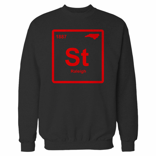 Your periodic symbol nc state crewneck sweatshirt just got an update. This super comfortable and lighter weight crewneck will become your favorite go-to sweatshirt. The cozy spandex cuffs and waistband make this pill-resistant sweatshirt a fan favorite.And your group will look and feel their best in this premium ringspun cotton crew.