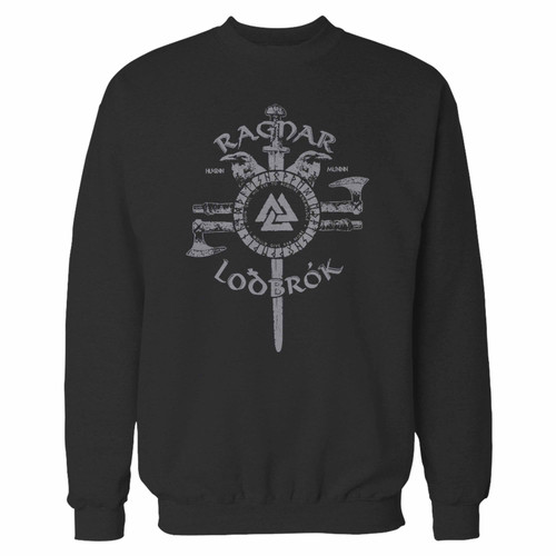 Your ragnar lodbrok viking inspired crewneck sweatshirt just got an update. This super comfortable and lighter weight crewneck will become your favorite go-to sweatshirt. The cozy spandex cuffs and waistband make this pill-resistant sweatshirt a fan favorite.And your group will look and feel their best in this premium ringspun cotton crew.