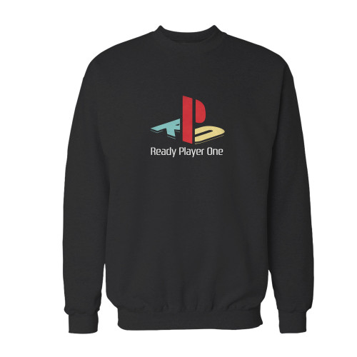 Your ready player one playstation crewneck sweatshirt just got an update. This super comfortable and lighter weight crewneck will become your favorite go-to sweatshirt. The cozy spandex cuffs and waistband make this pill-resistant sweatshirt a fan favorite.And your group will look and feel their best in this premium ringspun cotton crew.