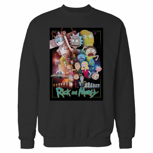 Your rick and morty characters crewneck sweatshirt just got an update. This super comfortable and lighter weight crewneck will become your favorite go-to sweatshirt. The cozy spandex cuffs and waistband make this pill-resistant sweatshirt a fan favorite.And your group will look and feel their best in this premium ringspun cotton crew.
