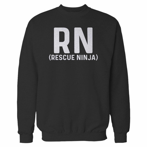 Your rn rescue ninja crewneck sweatshirt just got an update. This super comfortable and lighter weight crewneck will become your favorite go-to sweatshirt. The cozy spandex cuffs and waistband make this pill-resistant sweatshirt a fan favorite.And your group will look and feel their best in this premium ringspun cotton crew.