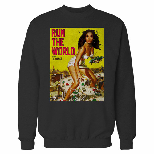 Your run the world beyonce crewneck sweatshirt just got an update. This super comfortable and lighter weight crewneck will become your favorite go-to sweatshirt. The cozy spandex cuffs and waistband make this pill-resistant sweatshirt a fan favorite.And your group will look and feel their best in this premium ringspun cotton crew.