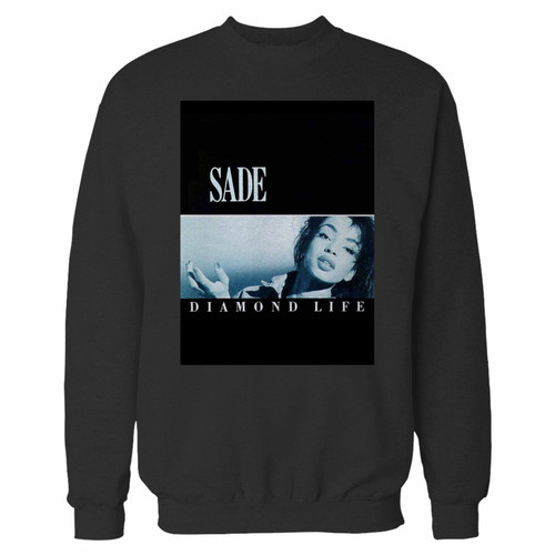 Your sade diamond life poster crewneck sweatshirt just got an update. This super comfortable and lighter weight crewneck will become your favorite go-to sweatshirt. The cozy spandex cuffs and waistband make this pill-resistant sweatshirt a fan favorite.And your group will look and feel their best in this premium ringspun cotton crew.