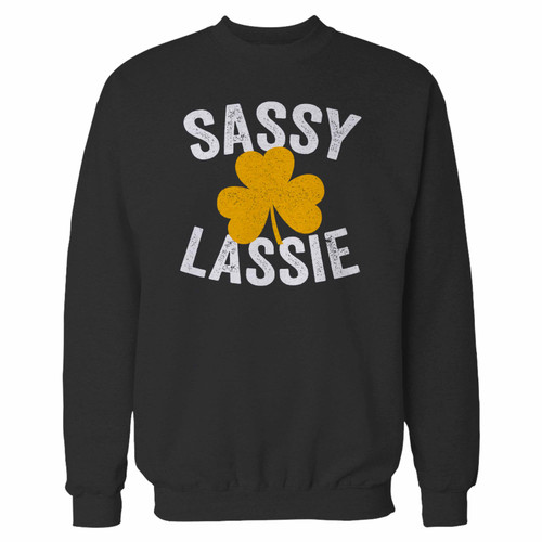 Your sassy lassie crewneck sweatshirt just got an update. This super comfortable and lighter weight crewneck will become your favorite go-to sweatshirt. The cozy spandex cuffs and waistband make this pill-resistant sweatshirt a fan favorite.And your group will look and feel their best in this premium ringspun cotton crew.