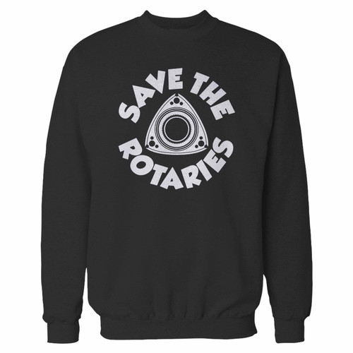 Your save the rotaries crewneck sweatshirt just got an update. This super comfortable and lighter weight crewneck will become your favorite go-to sweatshirt. The cozy spandex cuffs and waistband make this pill-resistant sweatshirt a fan favorite.And your group will look and feel their best in this premium ringspun cotton crew.