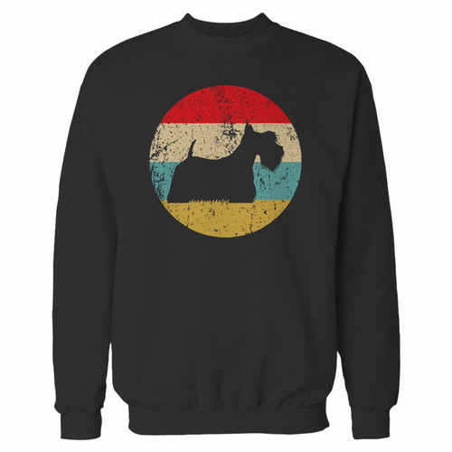 Your scottish terrier dog silhouette icon crewneck sweatshirt just got an update. This super comfortable and lighter weight crewneck will become your favorite go-to sweatshirt. The cozy spandex cuffs and waistband make this pill-resistant sweatshirt a fan favorite.And your group will look and feel their best in this premium ringspun cotton crew.