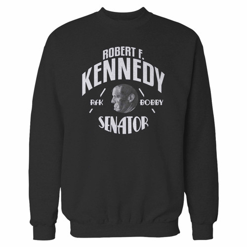 Your senator robert f bobby kennedy crewneck sweatshirt just got an update. This super comfortable and lighter weight crewneck will become your favorite go-to sweatshirt. The cozy spandex cuffs and waistband make this pill-resistant sweatshirt a fan favorite.And your group will look and feel their best in this premium ringspun cotton crew.