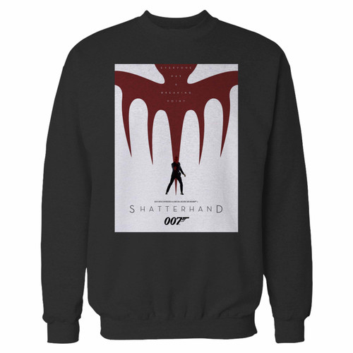 Your shatterhand 007 crewneck sweatshirt just got an update. This super comfortable and lighter weight crewneck will become your favorite go-to sweatshirt. The cozy spandex cuffs and waistband make this pill-resistant sweatshirt a fan favorite.And your group will look and feel their best in this premium ringspun cotton crew.