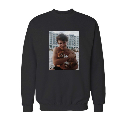 Your shawn mendes cute crewneck sweatshirt just got an update. This super comfortable and lighter weight crewneck will become your favorite go-to sweatshirt. The cozy spandex cuffs and waistband make this pill-resistant sweatshirt a fan favorite.And your group will look and feel their best in this premium ringspun cotton crew.