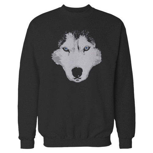 Your siberian husky face crewneck sweatshirt just got an update. This super comfortable and lighter weight crewneck will become your favorite go-to sweatshirt. The cozy spandex cuffs and waistband make this pill-resistant sweatshirt a fan favorite.And your group will look and feel their best in this premium ringspun cotton crew.