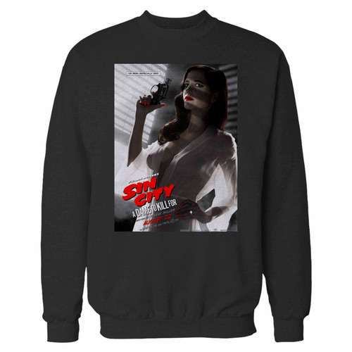 Your sin city movie crewneck sweatshirt just got an update. This super comfortable and lighter weight crewneck will become your favorite go-to sweatshirt. The cozy spandex cuffs and waistband make this pill-resistant sweatshirt a fan favorite.And your group will look and feel their best in this premium ringspun cotton crew.