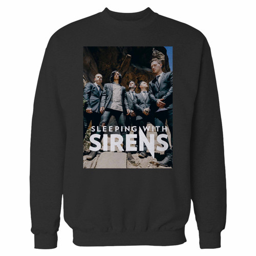 Your sleeping with sirens post crewneck sweatshirt just got an update. This super comfortable and lighter weight crewneck will become your favorite go-to sweatshirt. The cozy spandex cuffs and waistband make this pill-resistant sweatshirt a fan favorite.And your group will look and feel their best in this premium ringspun cotton crew.