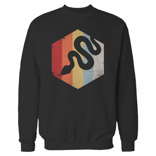 Your snake retro distressed style crewneck sweatshirt just got an update. This super comfortable and lighter weight crewneck will become your favorite go-to sweatshirt. The cozy spandex cuffs and waistband make this pill-resistant sweatshirt a fan favorite.And your group will look and feel their best in this premium ringspun cotton crew.