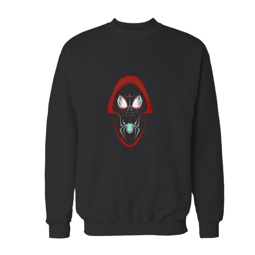 Your spider man miles morales crewneck sweatshirt just got an update. This super comfortable and lighter weight crewneck will become your favorite go-to sweatshirt. The cozy spandex cuffs and waistband make this pill-resistant sweatshirt a fan favorite.And your group will look and feel their best in this premium ringspun cotton crew.