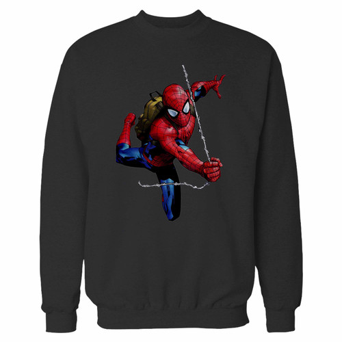 Your spider-man superhero marvel comics crewneck sweatshirt just got an update. This super comfortable and lighter weight crewneck will become your favorite go-to sweatshirt. The cozy spandex cuffs and waistband make this pill-resistant sweatshirt a fan favorite.And your group will look and feel their best in this premium ringspun cotton crew.