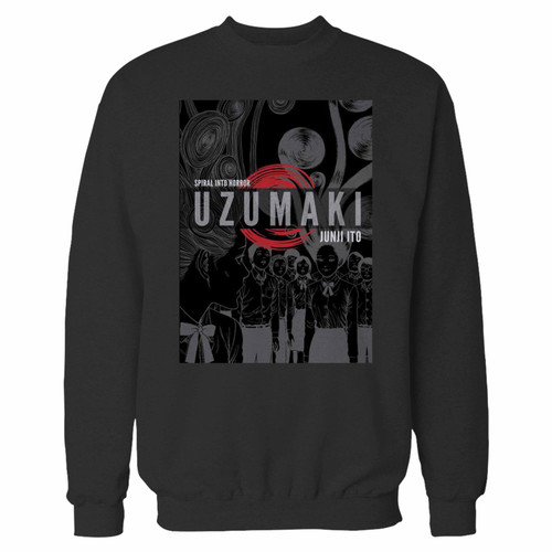 Your spiral into horror uzumaki anime crewneck sweatshirt just got an update. This super comfortable and lighter weight crewneck will become your favorite go-to sweatshirt. The cozy spandex cuffs and waistband make this pill-resistant sweatshirt a fan favorite.And your group will look and feel their best in this premium ringspun cotton crew.