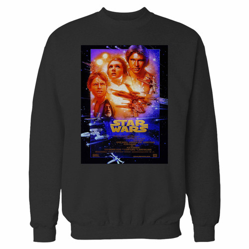 Your star wars a hope crewneck sweatshirt just got an update. This super comfortable and lighter weight crewneck will become your favorite go-to sweatshirt. The cozy spandex cuffs and waistband make this pill-resistant sweatshirt a fan favorite.And your group will look and feel their best in this premium ringspun cotton crew.