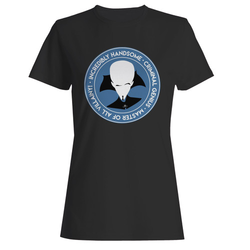 These are master of all villainy women t shirt that are cute tied to the side or paired with a cardigan or jacket for a more styled look. So comfy and classic, they are sure to make your vacation extra magical.