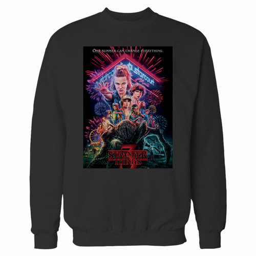Your stranger things summer of 85 plakat crewneck sweatshirt just got an update. This super comfortable and lighter weight crewneck will become your favorite go-to sweatshirt. The cozy spandex cuffs and waistband make this pill-resistant sweatshirt a fan favorite.And your group will look and feel their best in this premium ringspun cotton crew.