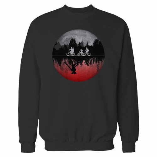 Your stranger things the upside down inspired crewneck sweatshirt just got an update. This super comfortable and lighter weight crewneck will become your favorite go-to sweatshirt. The cozy spandex cuffs and waistband make this pill-resistant sweatshirt a fan favorite.And your group will look and feel their best in this premium ringspun cotton crew.