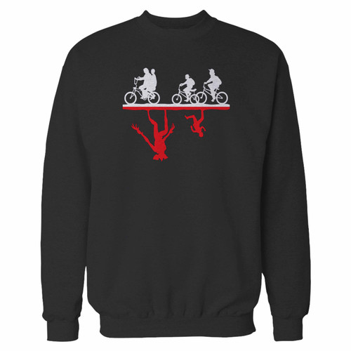Your stranger things welcome to the upside down! crewneck sweatshirt just got an update. This super comfortable and lighter weight crewneck will become your favorite go-to sweatshirt. The cozy spandex cuffs and waistband make this pill-resistant sweatshirt a fan favorite.And your group will look and feel their best in this premium ringspun cotton crew.