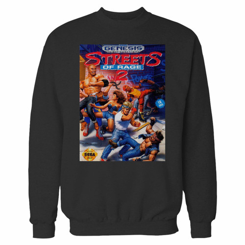 Your streets of rage gaming crewneck sweatshirt just got an update. This super comfortable and lighter weight crewneck will become your favorite go-to sweatshirt. The cozy spandex cuffs and waistband make this pill-resistant sweatshirt a fan favorite.And your group will look and feel their best in this premium ringspun cotton crew.
