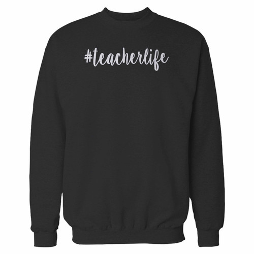 Your teacher life 1 crewneck sweatshirt just got an update. This super comfortable and lighter weight crewneck will become your favorite go-to sweatshirt. The cozy spandex cuffs and waistband make this pill-resistant sweatshirt a fan favorite.And your group will look and feel their best in this premium ringspun cotton crew.