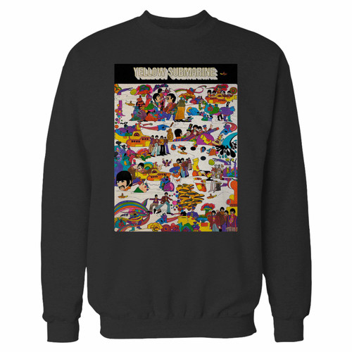 Your the beatles yellow submarine crewneck sweatshirt just got an update. This super comfortable and lighter weight crewneck will become your favorite go-to sweatshirt. The cozy spandex cuffs and waistband make this pill-resistant sweatshirt a fan favorite.And your group will look and feel their best in this premium ringspun cotton crew.