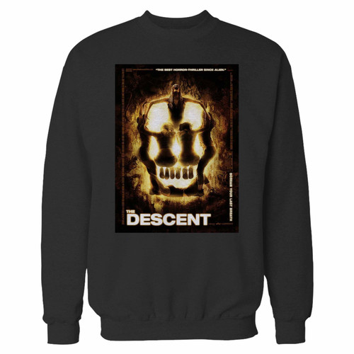 Your the descent movie horor crewneck sweatshirt just got an update. This super comfortable and lighter weight crewneck will become your favorite go-to sweatshirt. The cozy spandex cuffs and waistband make this pill-resistant sweatshirt a fan favorite.And your group will look and feel their best in this premium ringspun cotton crew.