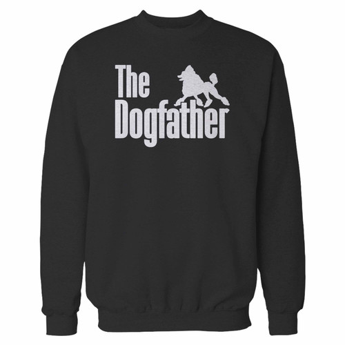Your the dogfather poodle crewneck sweatshirt just got an update. This super comfortable and lighter weight crewneck will become your favorite go-to sweatshirt. The cozy spandex cuffs and waistband make this pill-resistant sweatshirt a fan favorite.And your group will look and feel their best in this premium ringspun cotton crew.