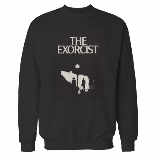 Your the exorcist 1973 crewneck sweatshirt just got an update. This super comfortable and lighter weight crewneck will become your favorite go-to sweatshirt. The cozy spandex cuffs and waistband make this pill-resistant sweatshirt a fan favorite.And your group will look and feel their best in this premium ringspun cotton crew.