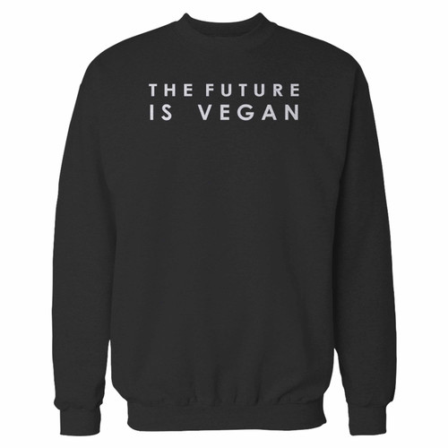 Your the future is vegan crewneck sweatshirt just got an update. This super comfortable and lighter weight crewneck will become your favorite go-to sweatshirt. The cozy spandex cuffs and waistband make this pill-resistant sweatshirt a fan favorite.And your group will look and feel their best in this premium ringspun cotton crew.