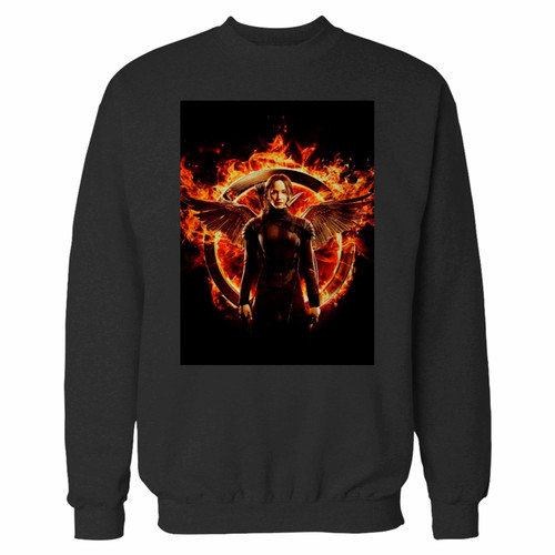 Your the hunger game mockingjay movie crewneck sweatshirt just got an update. This super comfortable and lighter weight crewneck will become your favorite go-to sweatshirt. The cozy spandex cuffs and waistband make this pill-resistant sweatshirt a fan favorite.And your group will look and feel their best in this premium ringspun cotton crew.