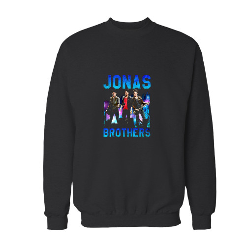 Your the jonas brothers fans nick jonas joe jonas-kevin crewneck sweatshirt just got an update. This super comfortable and lighter weight crewneck will become your favorite go-to sweatshirt. The cozy spandex cuffs and waistband make this pill-resistant sweatshirt a fan favorite.And your group will look and feel their best in this premium ringspun cotton crew.