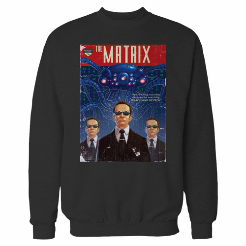 Your the matrix movie crewneck sweatshirt just got an update. This super comfortable and lighter weight crewneck will become your favorite go-to sweatshirt. The cozy spandex cuffs and waistband make this pill-resistant sweatshirt a fan favorite.And your group will look and feel their best in this premium ringspun cotton crew.