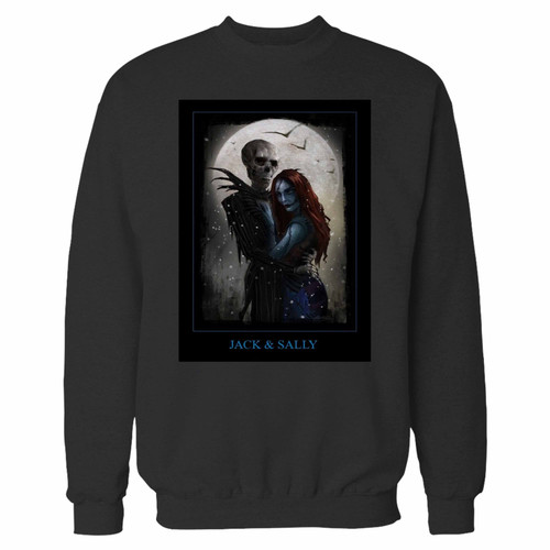 Your the nightmare christmas jack and sally crewneck sweatshirt just got an update. This super comfortable and lighter weight crewneck will become your favorite go-to sweatshirt. The cozy spandex cuffs and waistband make this pill-resistant sweatshirt a fan favorite.And your group will look and feel their best in this premium ringspun cotton crew.