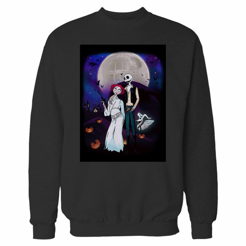 Your the nightmare jack and sally strikes back crewneck sweatshirt just got an update. This super comfortable and lighter weight crewneck will become your favorite go-to sweatshirt. The cozy spandex cuffs and waistband make this pill-resistant sweatshirt a fan favorite.And your group will look and feel their best in this premium ringspun cotton crew.