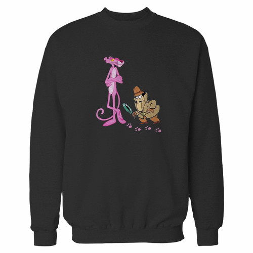 Your the pink panther inspector clouseau inspired crewneck sweatshirt just got an update. This super comfortable and lighter weight crewneck will become your favorite go-to sweatshirt. The cozy spandex cuffs and waistband make this pill-resistant sweatshirt a fan favorite.And your group will look and feel their best in this premium ringspun cotton crew.