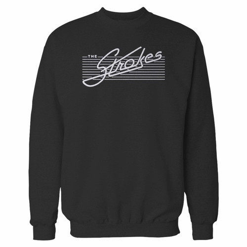 Your the strokes logo crewneck sweatshirt just got an update. This super comfortable and lighter weight crewneck will become your favorite go-to sweatshirt. The cozy spandex cuffs and waistband make this pill-resistant sweatshirt a fan favorite.And your group will look and feel their best in this premium ringspun cotton crew.